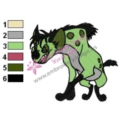 Animal Hyena Embroidery shenzi 02